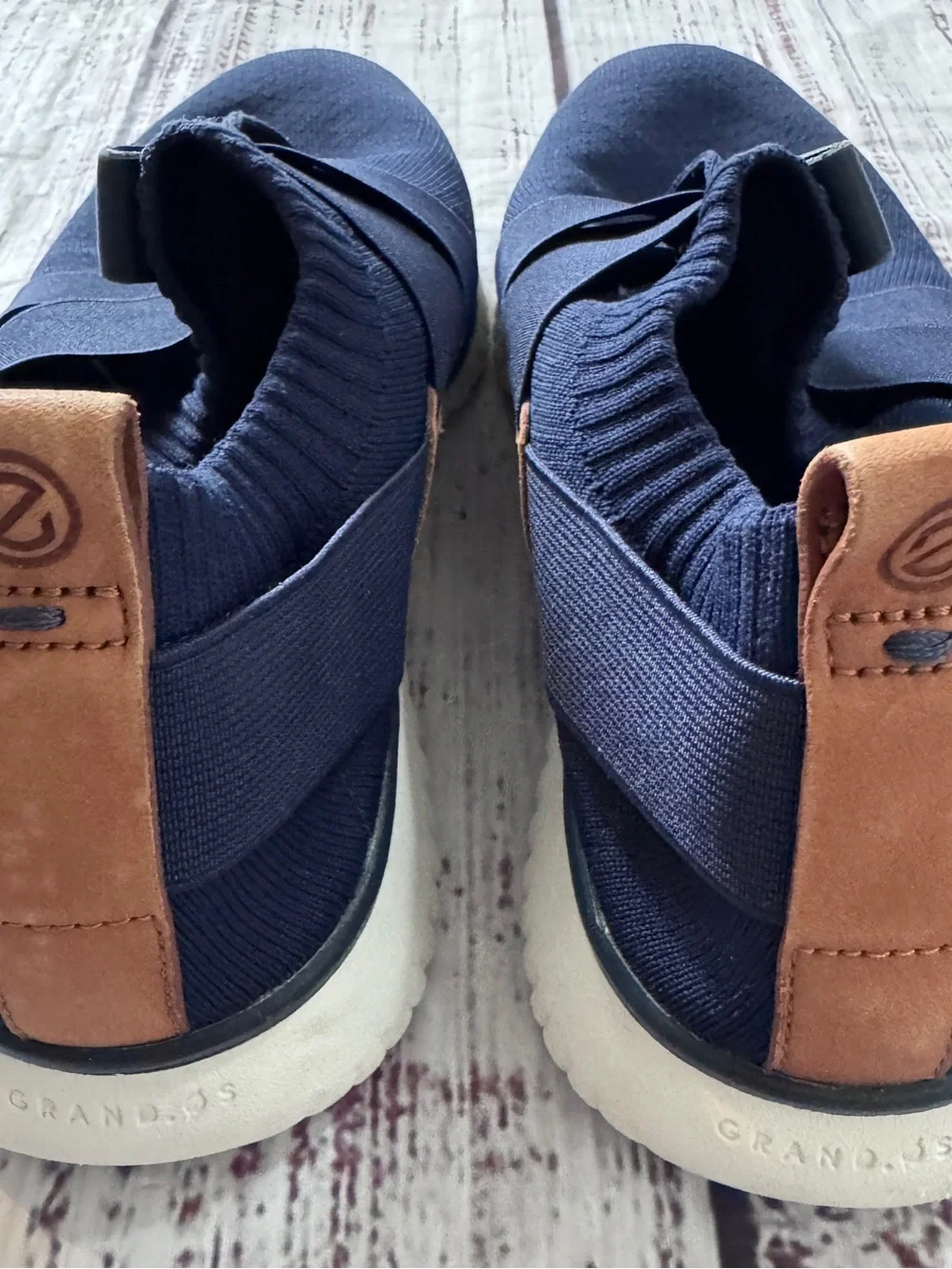 Cole Haan Grand.ØS Navy Slip On Sneakers Men’s 9.5